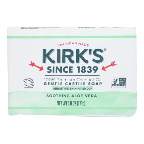 Kirks Natural Bar Soap - Coco Castile - Aloe Vera - 4 oz - 1 each - Image 2