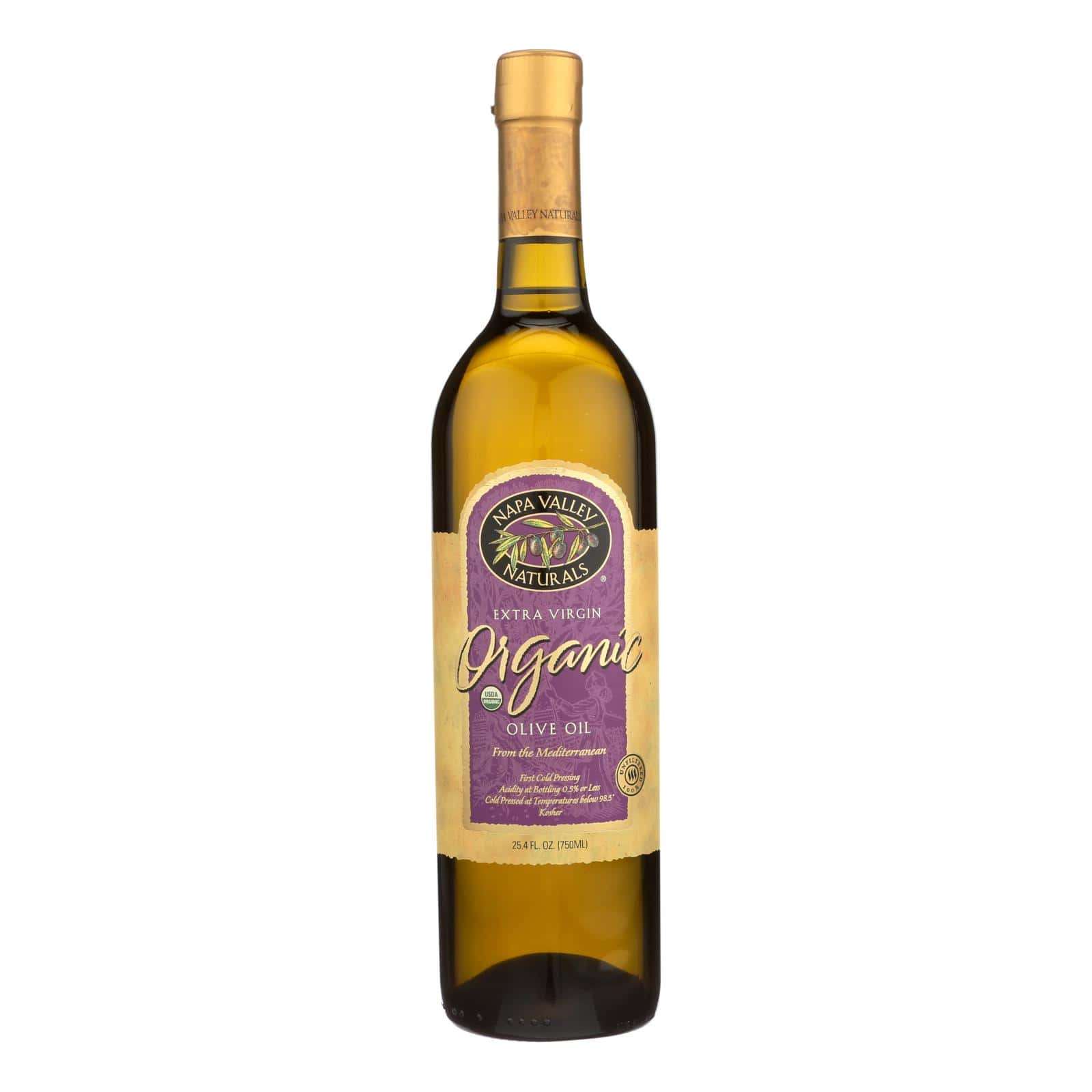 Napa Valley Naturals Organic Extra Virgin Oil - Olive - Case of 12 - 25.4 Fl oz. - Image 2