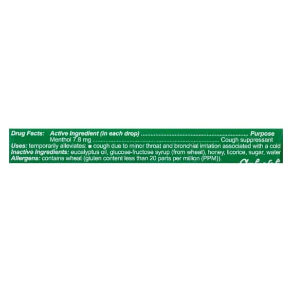 Honees Cough Drops - Menthol - Case of 24 - 9 Pack - Image 3