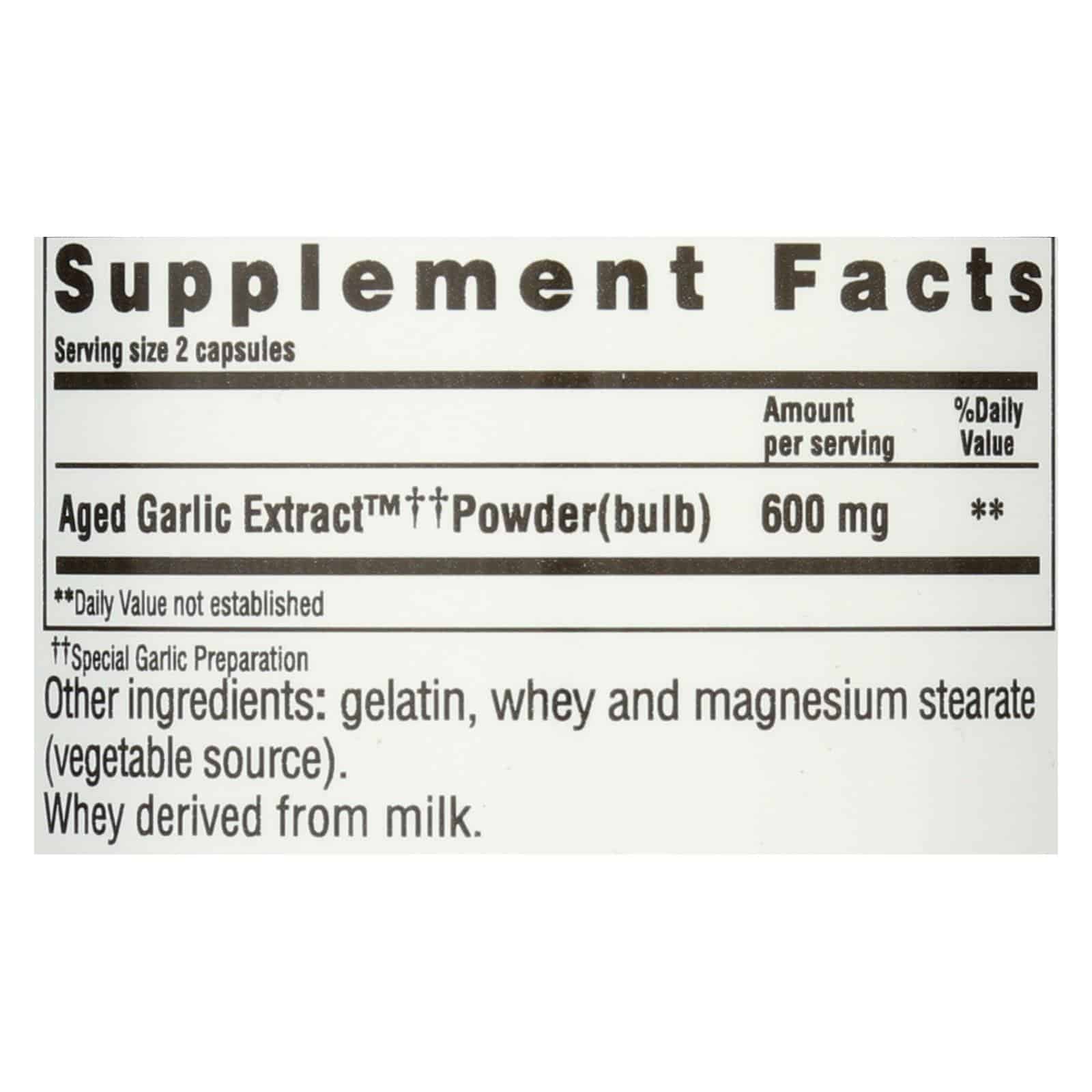 Kyolic - Aged Garlic Extract Hi-Po Cardiovascular Original Formula 100 - 100 Capsules
