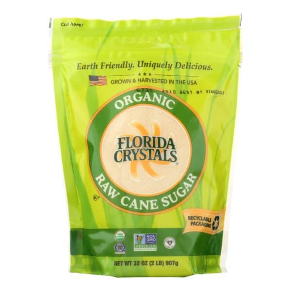 Florida Crystals Organic Cane Sugar - Cane Sugar - Case of 6 - 2 lb. - Image 2