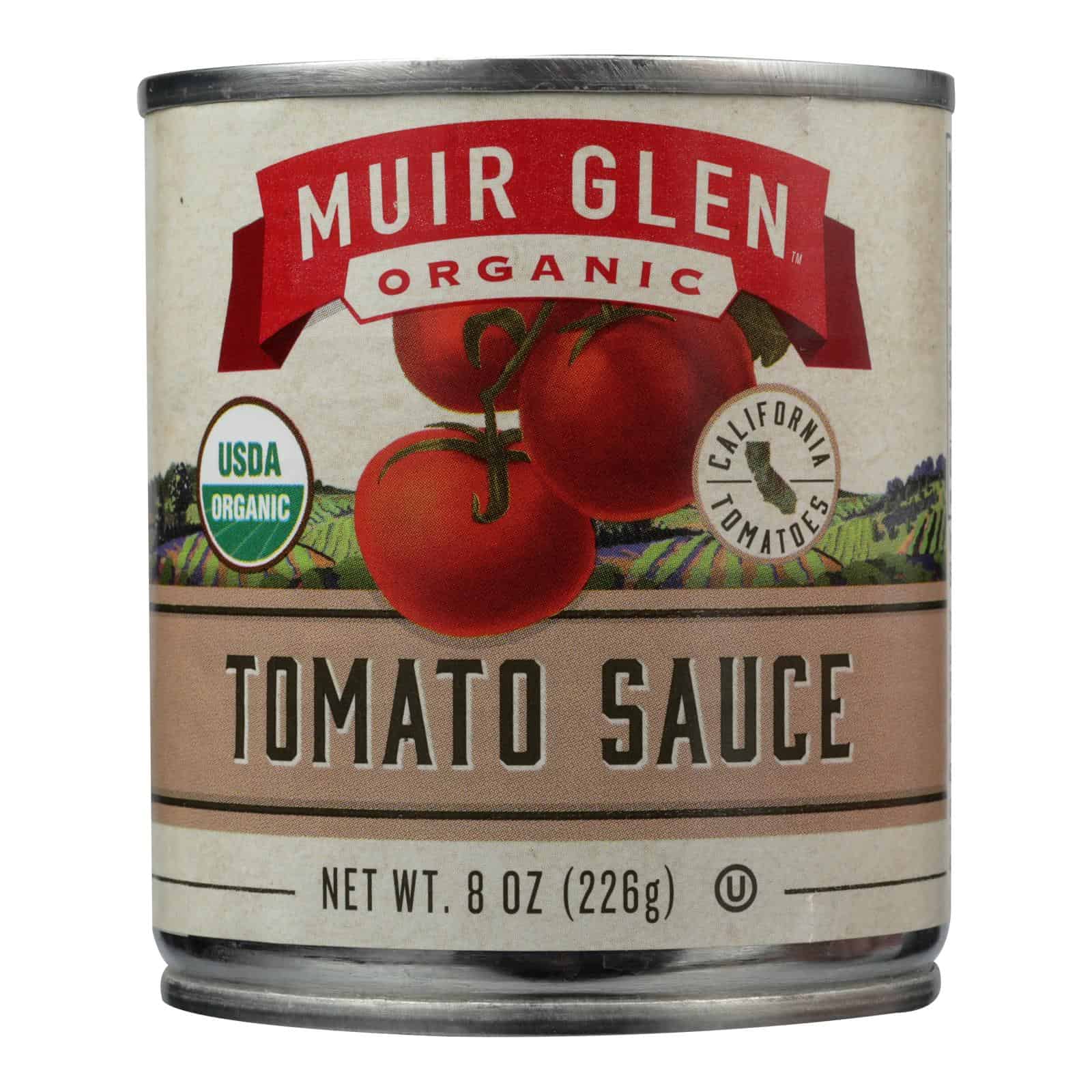 Muir Glen Organic Regualr Tomato Sauce - Case of 24 - 8 fl oz - Image 3