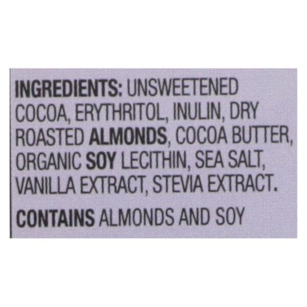 Lily's Sweets Chocolate Bar - Salted Almond - Case of 12 - 2.80 oz. - Image 3