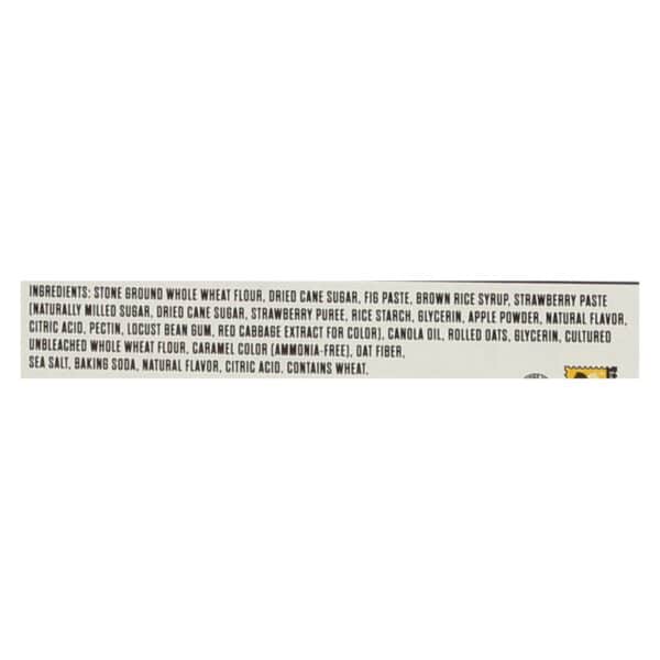 Nature's Bakery Stone Ground Whole Wheat Fig Bar - Strawberry - 2 oz - Case of 12
