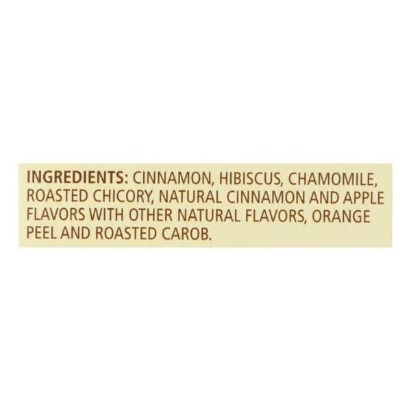 Celestial Seasonings Herbal Tea Caffeine Free Cinnamon Apple Spice - 20 Tea Bags - Case of 6