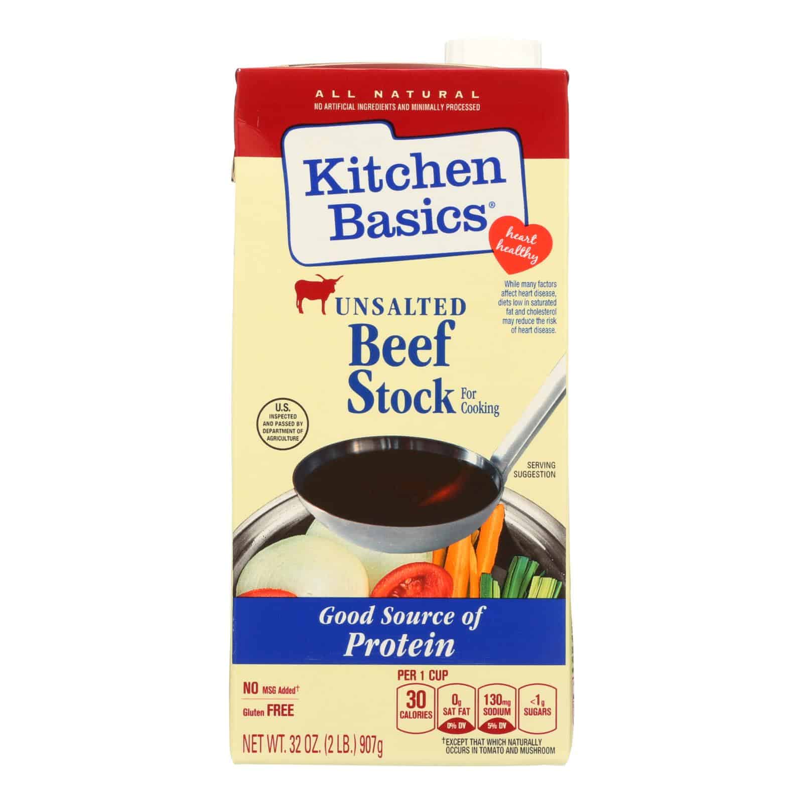 Kitchen Basics Beef Stock - Case of 12 - 32 Fl oz. - Image 3
