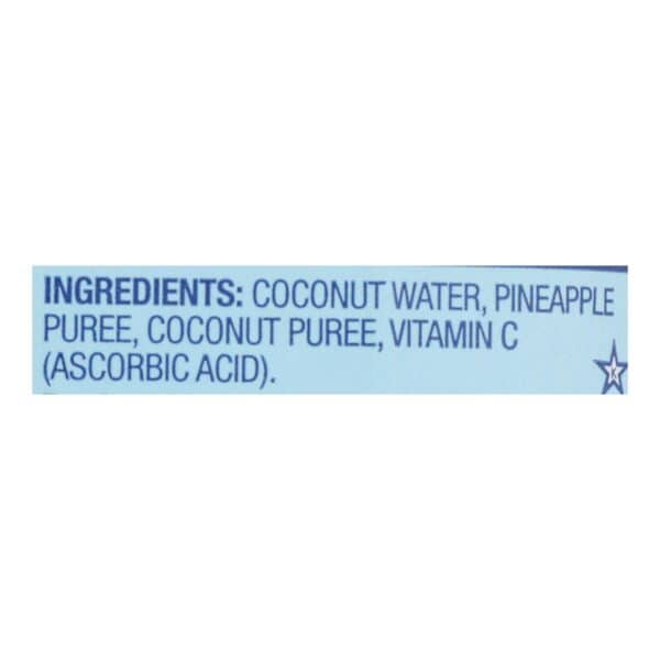 Vita Coco Coconut Water - with Pineapple - Case of 12 - 1 LT - Image 3
