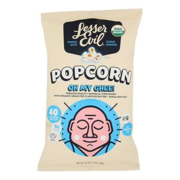 Lesser Evil - Popcorn Oh My Ghee - Case of 12-4.6 OZ - Image 3