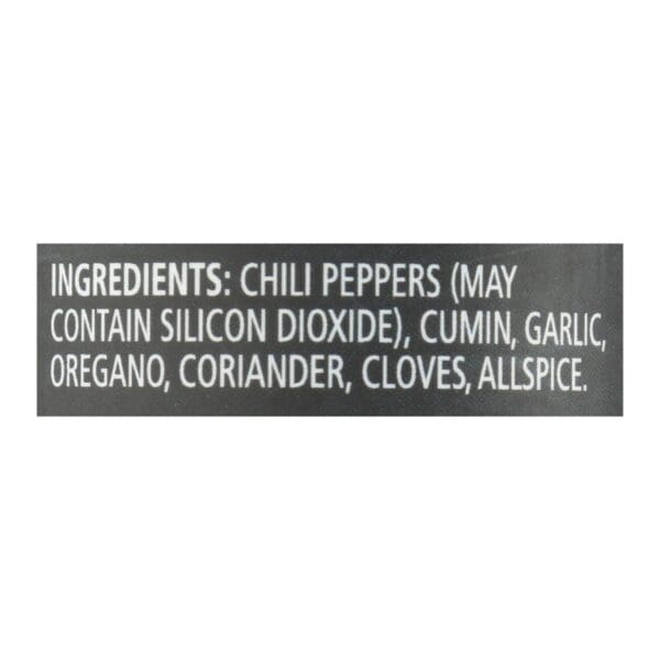 Frontier Natural Products Coop - Chili Powder No Salt - 1 Each 1-1.76 OZ - Image 2