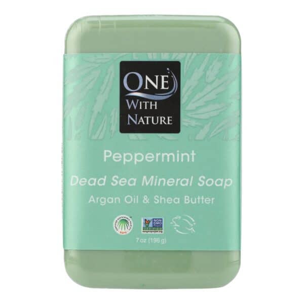 One With Nature Dead Sea Mineral Hemp Soap - 7 oz