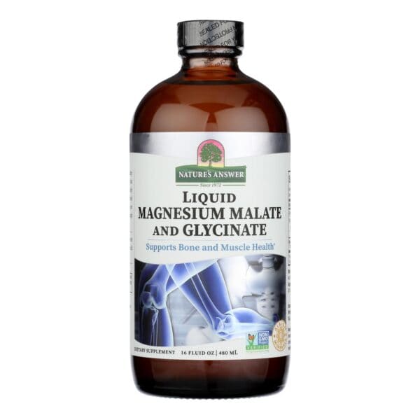 Nature's Answer - Magnesium Malate and Glycinate - Liquid - 16 fl oz - Image 2