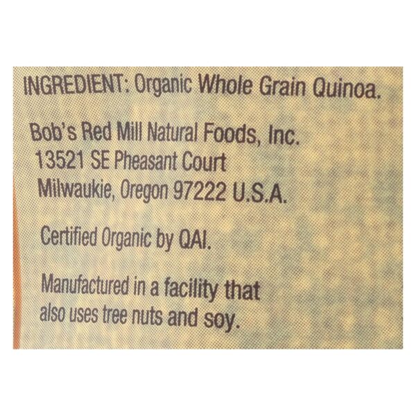 Bob's Red Mill Organic Whole Grain Tri-Color Quinoa - Case of 4 - 26 OZ - Image 3