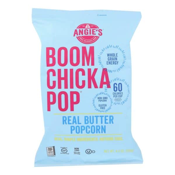 Angie's Kettle Corn Popcorn - Boom Chicka Pop - Real Butter - Case of 12 - 4.4 oz - Image 3