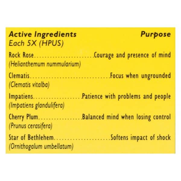 Bach Flower Remedies Essences Rescue Remedy Spray Original Flower - 0.7 fl oz - Image 2