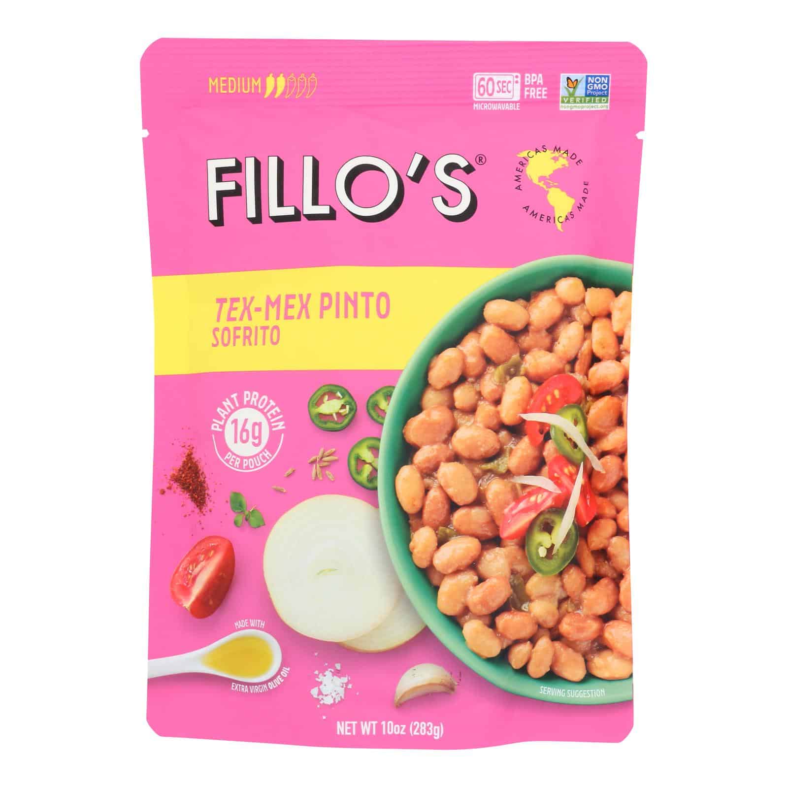 Fillo's Beans - Tex Mex Pinto - Case of 6 - 10 oz. - Image 2