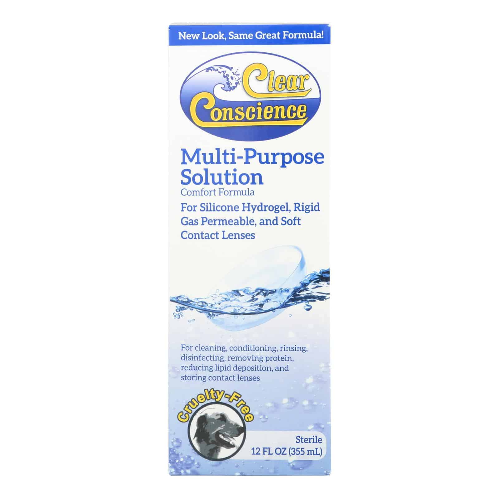 Clear Conscience Multi Purpose Contact Lens Solution - 12 oz - Image 2