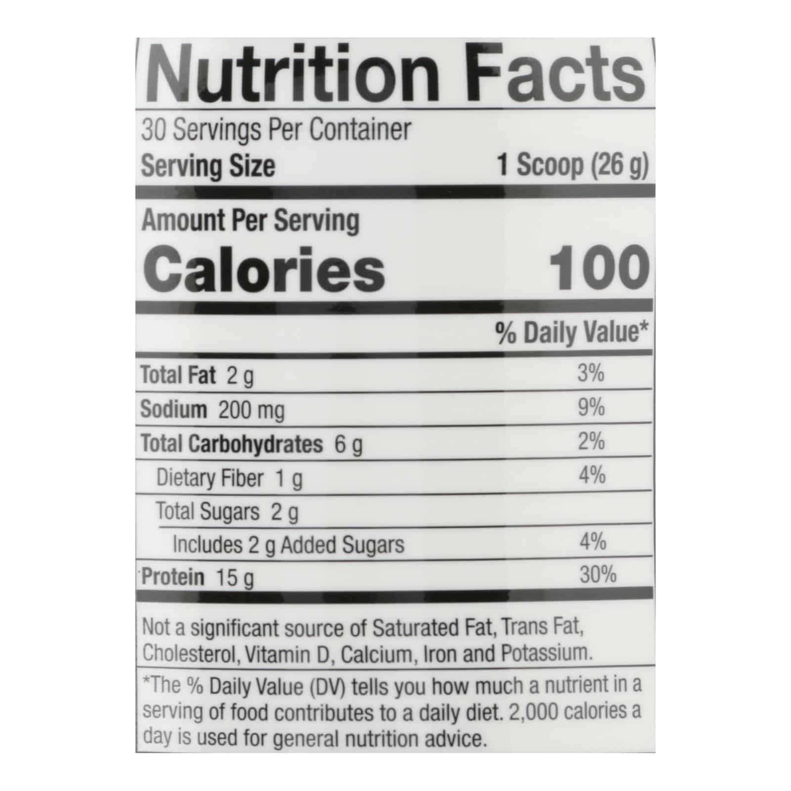 Genceutic Naturals Plant Head Protein - Vanilla - 1.65 lb - Image 2