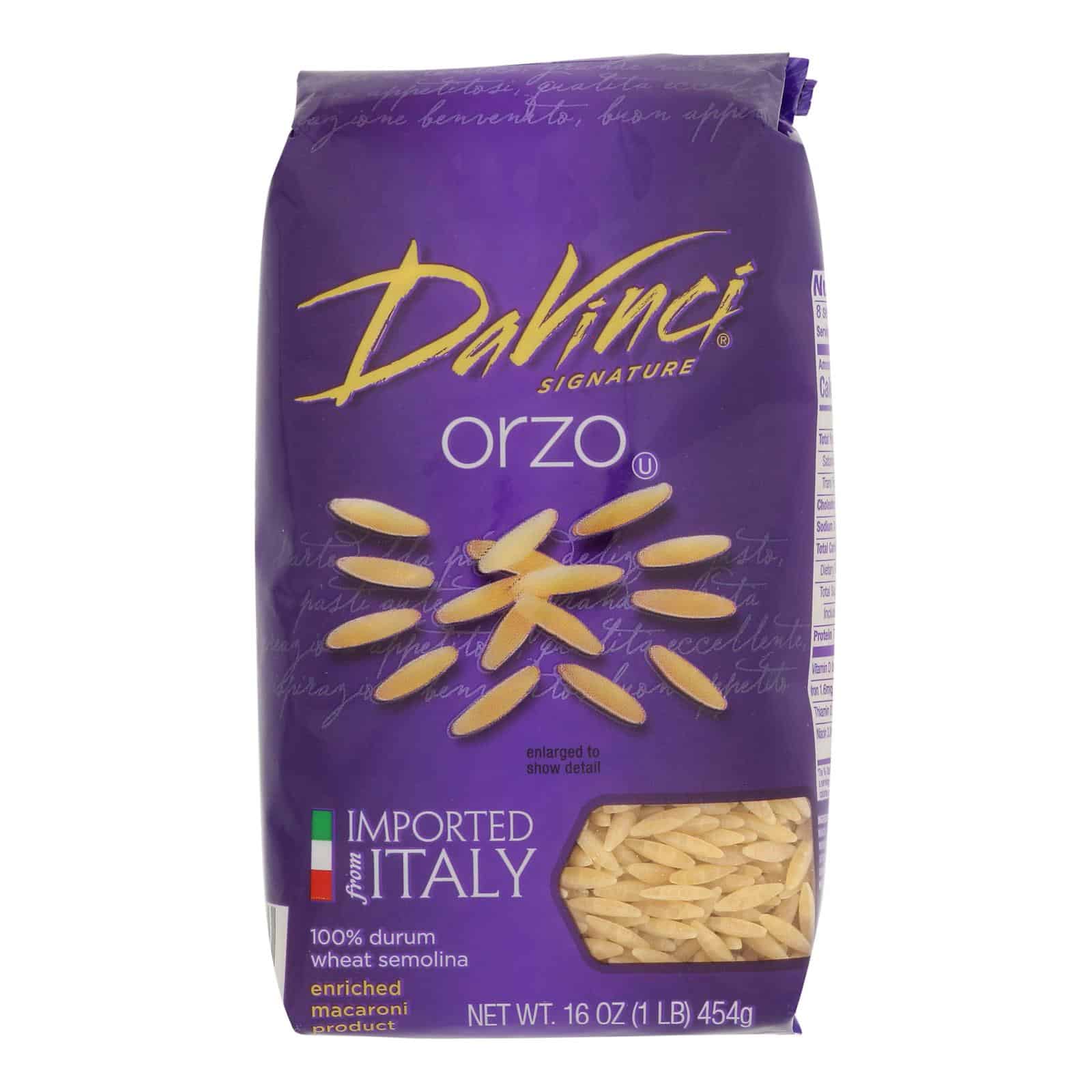 DaVinci - Orzo Pasta - Case of 12 - 1 lb. - Image 2