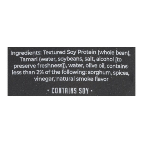 Louisville Vegan Jerky Jerky - Vegan - Black Pepper - Case of 10 - 3 oz - Image 2
