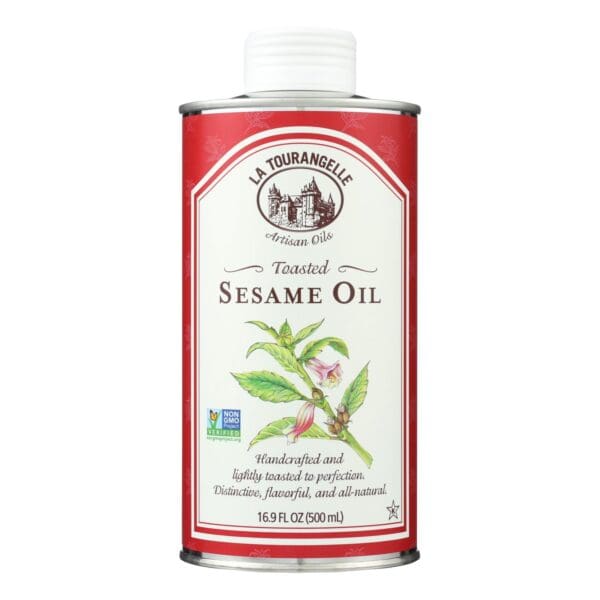 La Tourangelle Sesame Oil - Case of 6 - 16.9 Fl oz. - Image 3