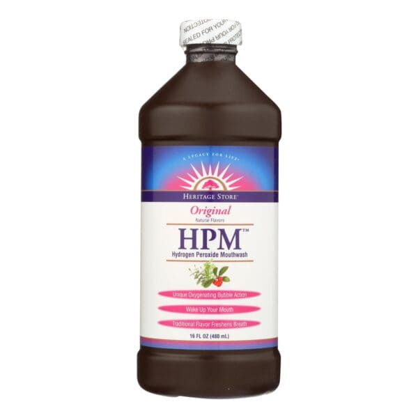 Heritage Products HPM Hydrogen Peroxide Mouthwash - 16 fl oz - Image 2