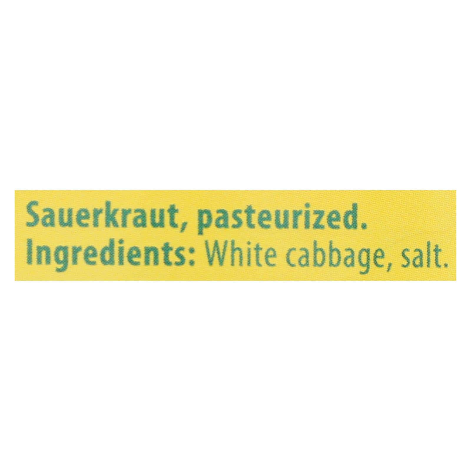 Kuhne Barrel Sauerkraut - Case of 6 - 28.5 oz. - Image 3