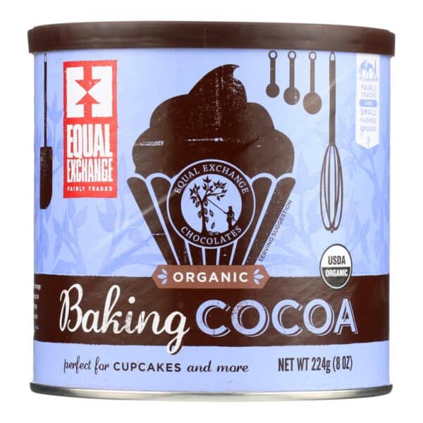 Equal Exchange Organic Baking Cocoa - Case of 6 - 8 oz. - Image 2