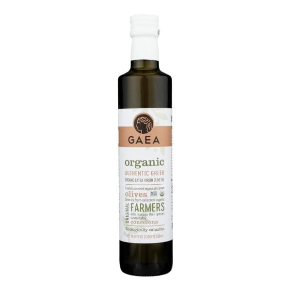 Gaea Olive Oil - Organic - Extra Virgin - 17 oz - case of 6 - Image 3