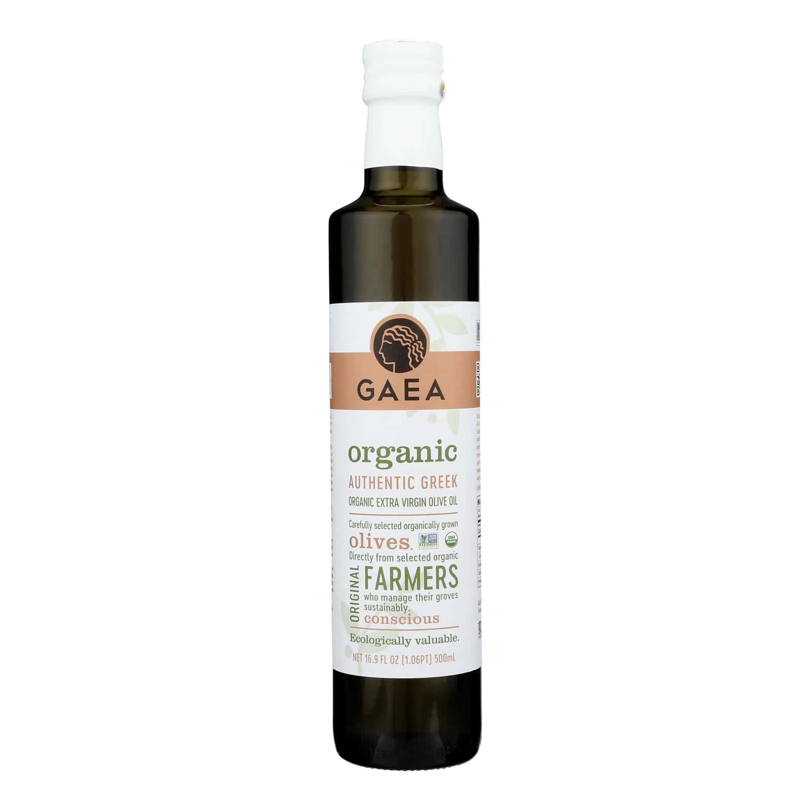 Gaea Olive Oil - Organic - Extra Virgin - 17 oz - case of 6 - Image 3