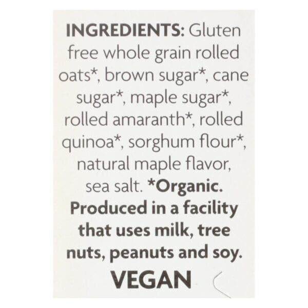 Nature's Path Organic Hot Oatmeal - Brown Sugar Maple - Case of 6 - 11.3 oz. - Image 3