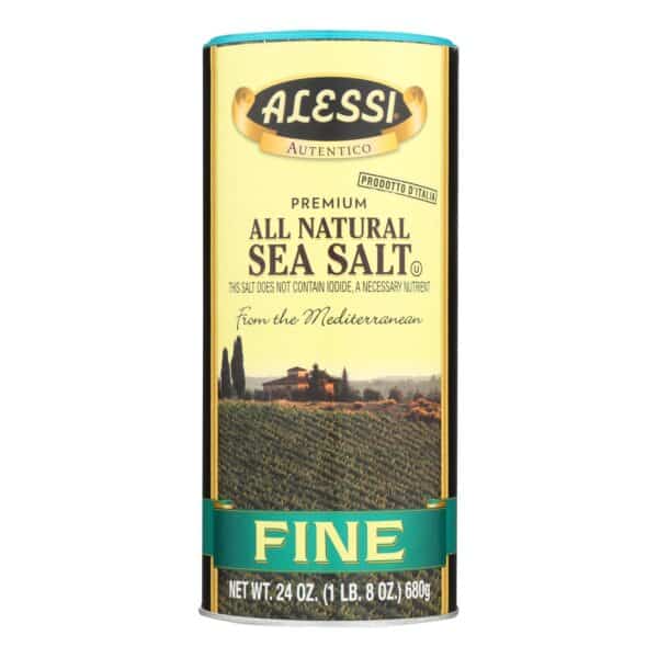 Alessi - Mediterranean Sea Salt - Fine - Case of 6 - 24 oz. - Image 3