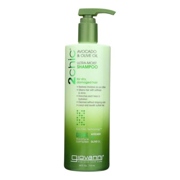 Giovanni Hair Care Products Shampoo - 2Chic Avocado and Olive Oil - 24 fl oz - Image 2