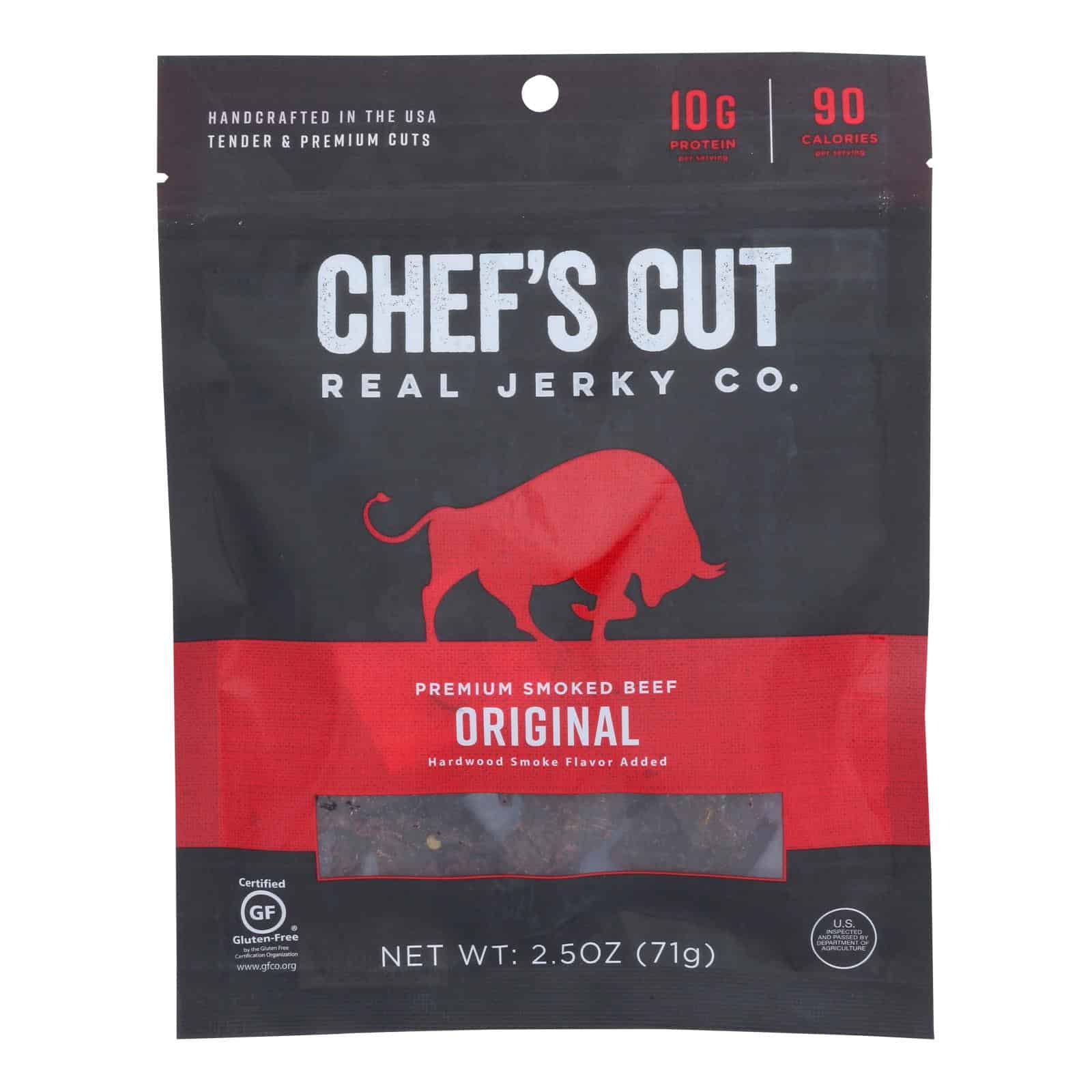 Chef's Cut Real Steak Jerky - Original Recipe - Case of 8 - 2.5 oz. - Image 3