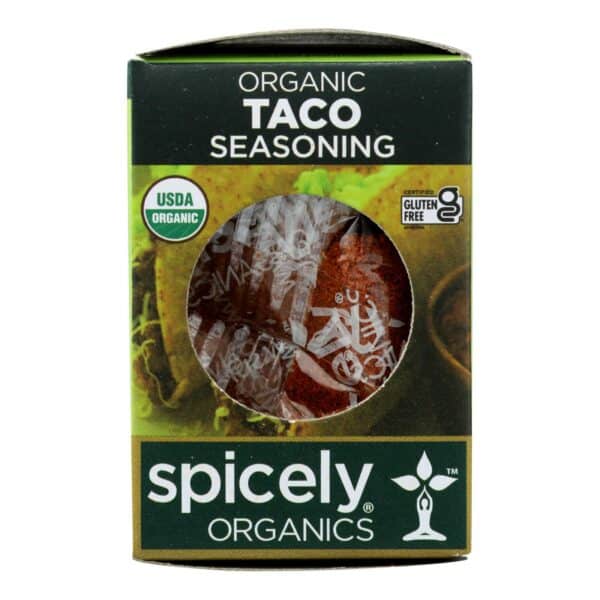 Spicely Organics - Organic Taco Seasoning - Case of 6 - 0.45 oz. - Image 2
