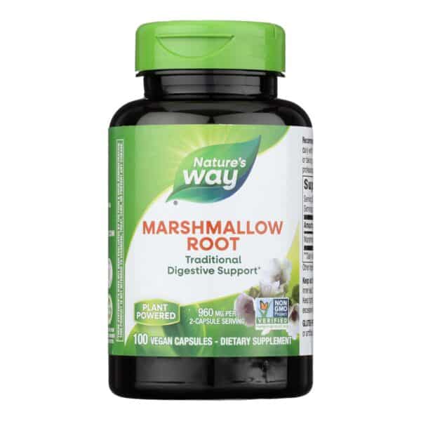 Nature's Way - Marshmallow Root - 100 Capsules - Image 3