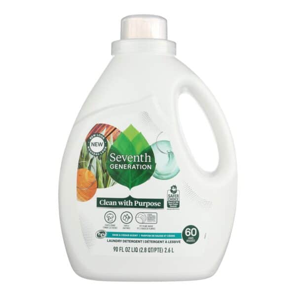 Seventh Generation - Liquid Laundry Sage+cedar - Case of 4-90 FZ - Image 2