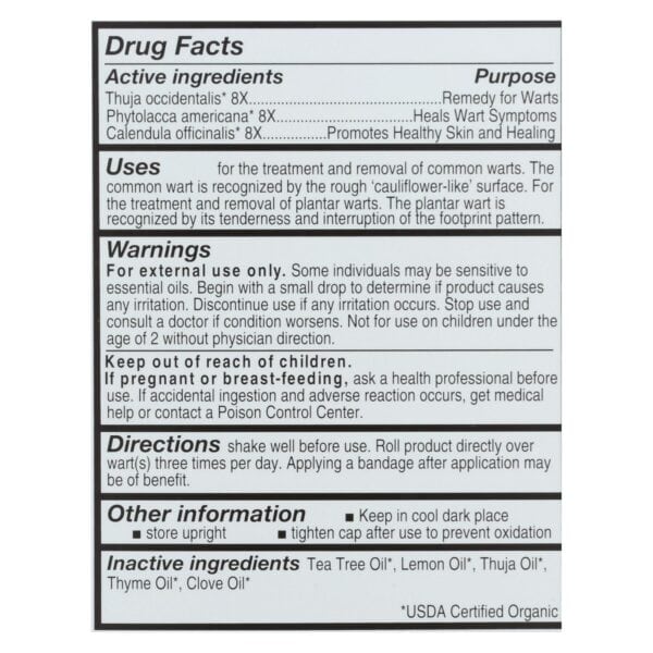 Forces Of Nature - Wart Contrl Extra - 1 Each - 4 ML - Image 2