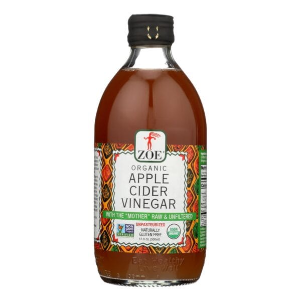 Zoe - Apple Cider Vinegar - Case of 6 - 17 fl oz. - Image 2