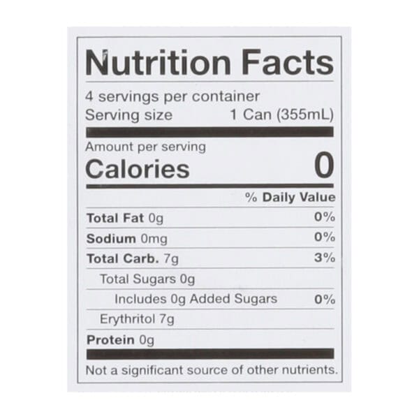 Virgil's - Soda Zero Sugar Vanilla Cream Can - Case of 6-4/12 Fluid Ounces