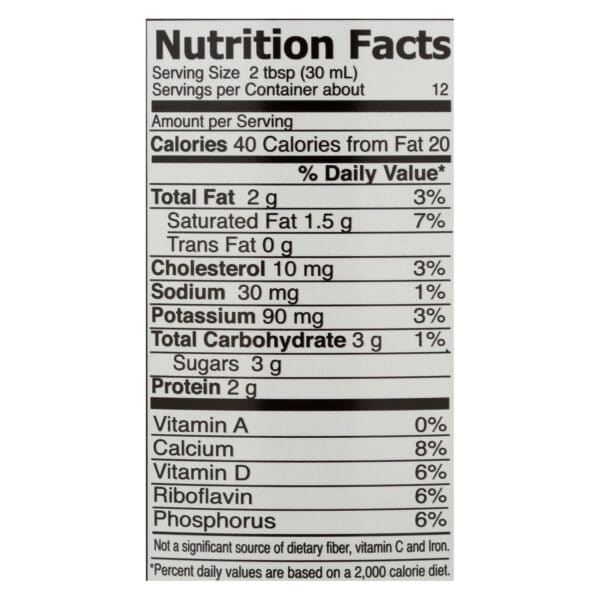 California Farms Organic Evaporated Milk - Case of 24 - 12 fl oz