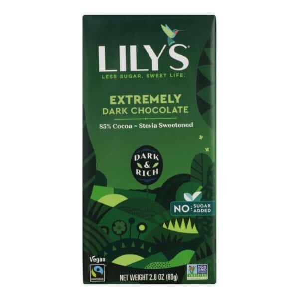 Lily's Sweets Dark Chocolate - Case of 12 - 2.8 OZ - Image 2