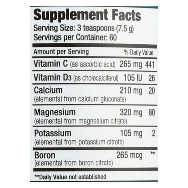 Natural Vitality Natural Calm Plus Calcium Raspberry-Lemon - 16 oz - Image 2