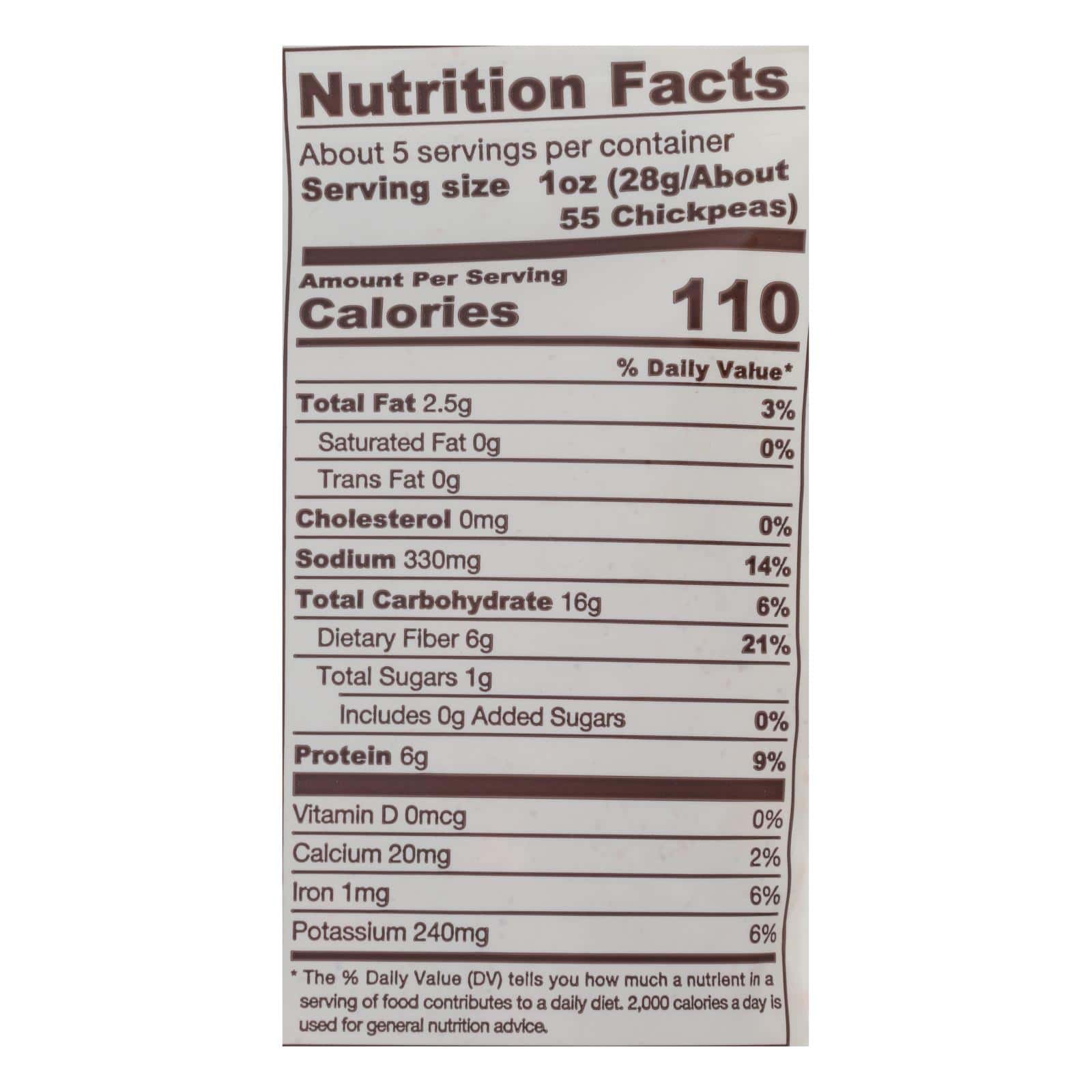 Biena Chickpea Snacks - Habanero - Case of 8 - 5 oz. - Image 3