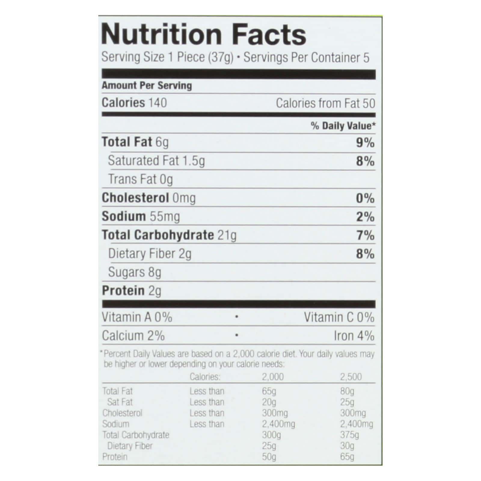 Bobo's Oat Bars - Apple Pie - Gluten Free - Case of 6 - 1.3 oz.