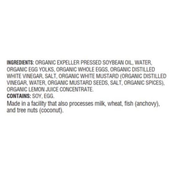 Woodstock Organic Mayonnaise - Case of 12 - 32 OZ - Image 3