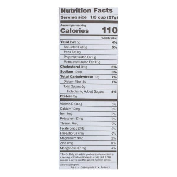 One Degree Organic Foods Quinoa Cacao Granola - Sprouted Oat - Case of 6 - 11 oz.