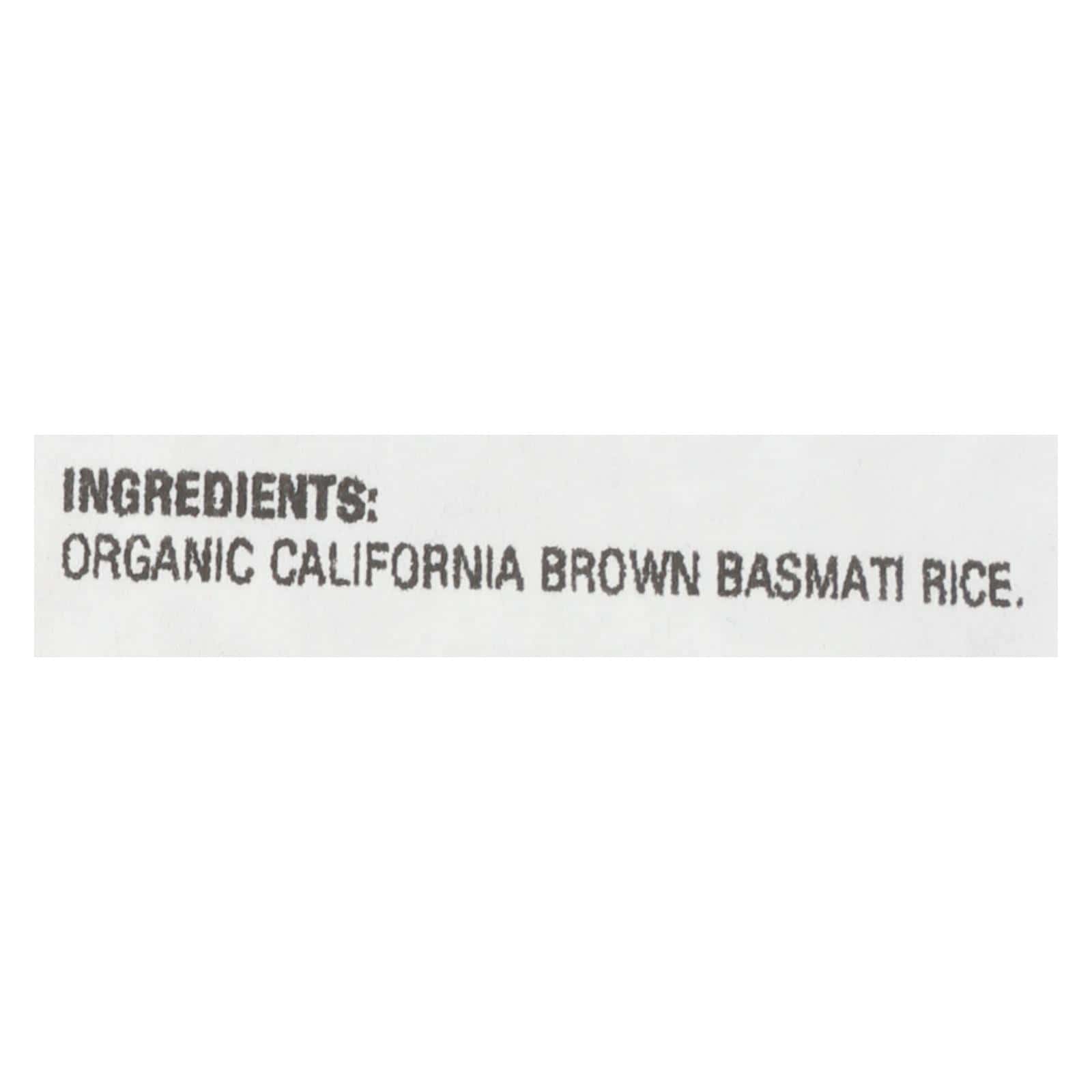 Lundberg Family Farms Organic Rice Brown Basmati - Single Bulk Item - 25LB - Image 3