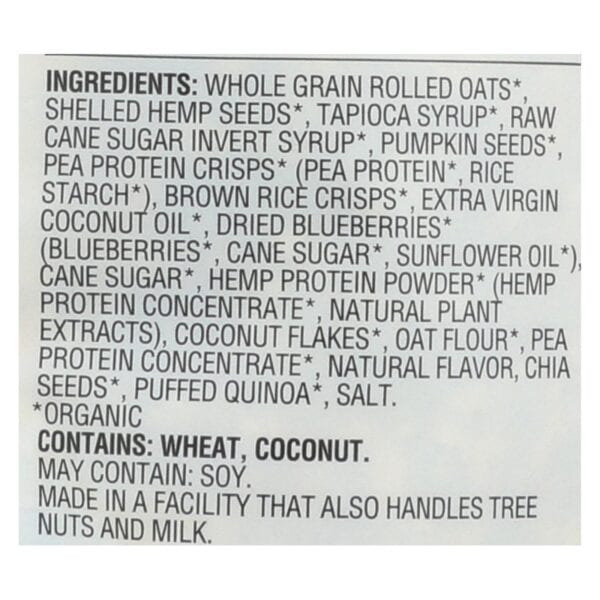 Manitoba Harvest - Granola Hemp Blubry - Case of 6 - 10 OZ - Image 3
