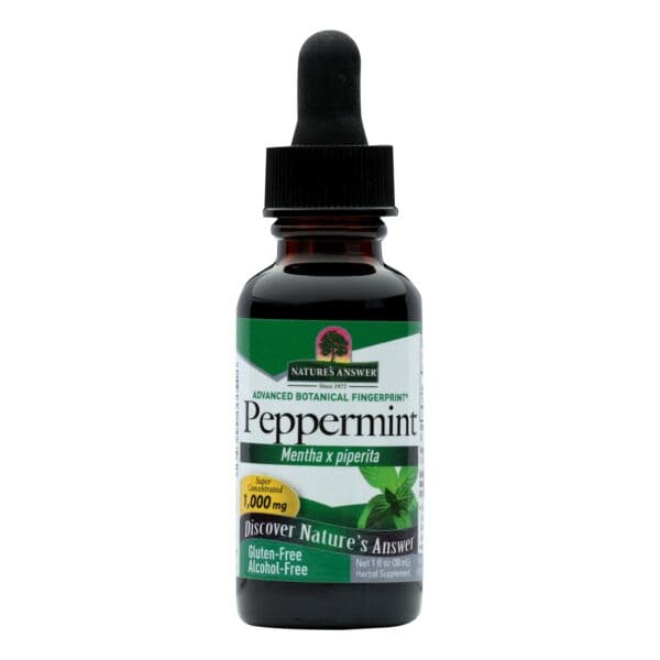 Nature's Answer - Peppermint Leaf Alcohol Free - 1 fl oz - Image 2