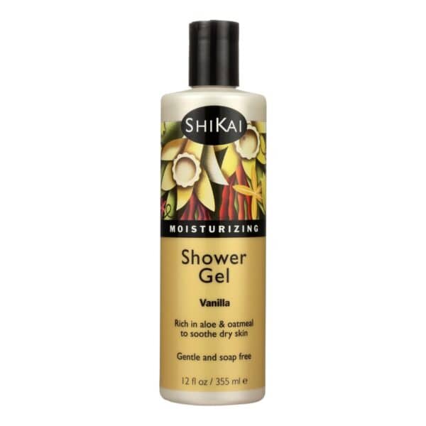 Shikai Products Shower Gel - Vanilla - 12 oz - Image 2